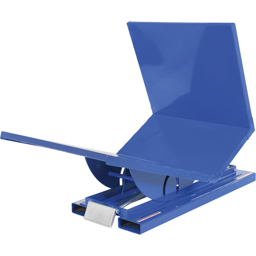 Open Sided Hopper, Steel, 1 cu.yd., Blue Action Paper