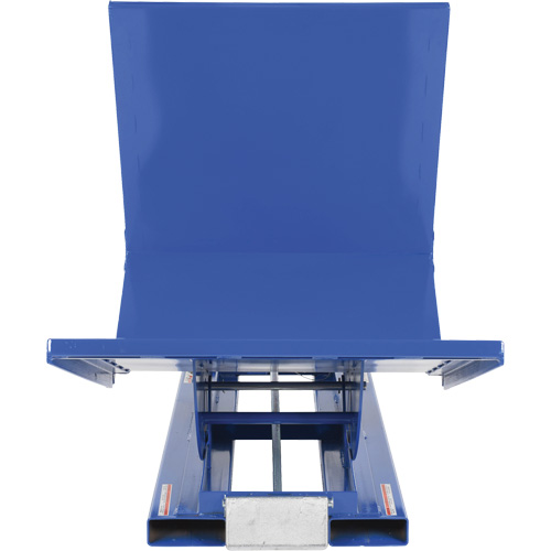 Open Sided Hopper, Steel, 1 cu.yd., Blue Action Paper