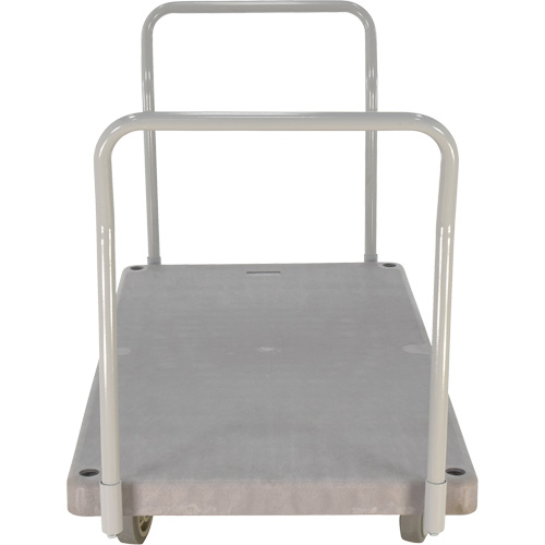 Heavy Duty Plastic Platform Truck, 60" L x 30" W, 3000 lbs. Cap., Polyurethane Wheels Action Paper
