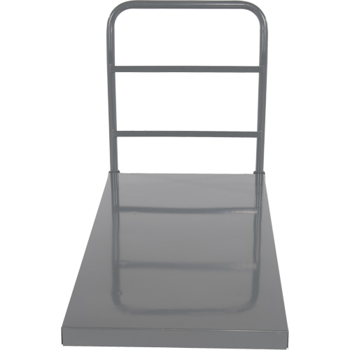 Platform Truck, 48" L x 24" W, 2000 lbs. Capacity, Rubber Casters Action Paper