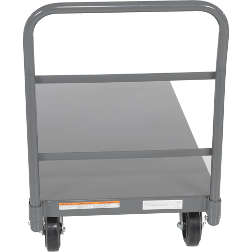 Platform Truck, 48" L x 24" W, 2000 lbs. Capacity, Rubber Casters Action Paper