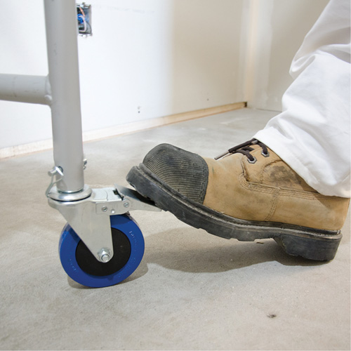 Mini 4" Casters with Locking Pin Action Paper