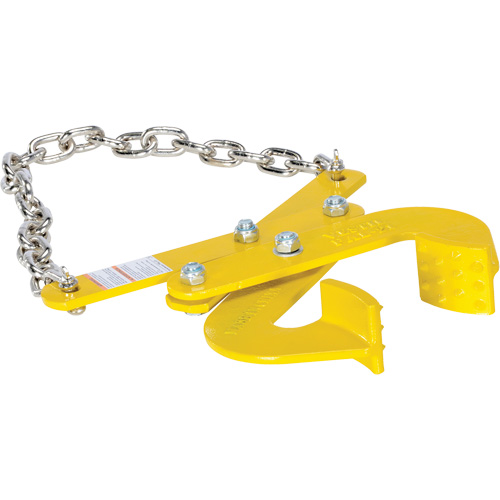 Double Scissor Pallet Puller, 25 lbs. Weight, 4" Jaw Opening, 5000 lbs. Pulling Capacity, 2-3/4" Jaw Height Action Paper