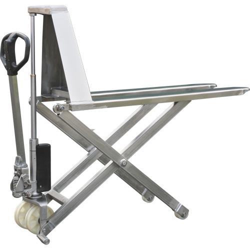 Eco Scissor Skid Lift, 45" L x 21" W, Stainless Steel, 2200 lbs. Capacity Action Paper