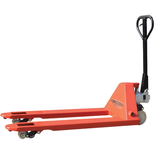 Eco Heavy-Duty Pallet Truck, Steel, 45" L x 21.6" W, 11000 lbs. Capacity Action Paper