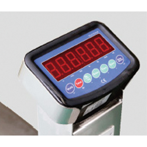 Eco Weigh-Scale Pallet Truck, 48" L x 27" W, 4400 lbs. Cap. Action Paper