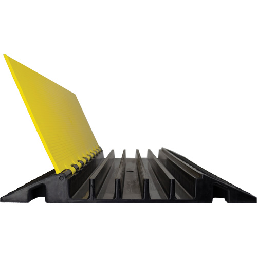 Powerhouse Heavy-Duty Straight Cable Protector, 5 Channels, 36" L x 19.75" W x 2.25" H Action Paper