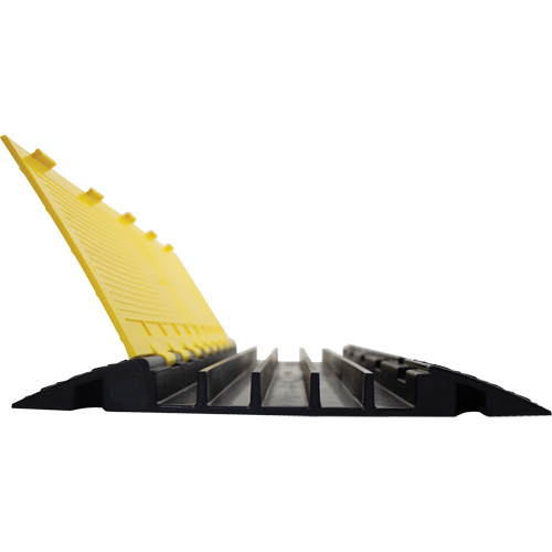 Powerhouse Medium-Duty Straight Cable Protector, 5 Channels, 36" L x 19.63" W x 2.25" H Action Paper