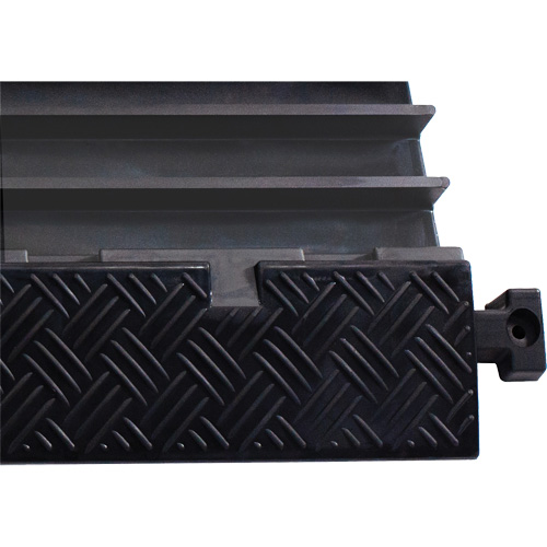 Powerhouse Medium-Duty Straight Cable Protector, 5 Channels, 36" L x 19.63" W x 2.25" H Action Paper