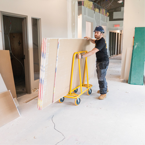 3000 Series Wall Hauler Drywall Cart Action Paper