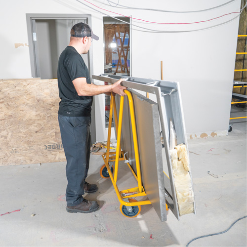 3000 Series Wall Hauler Drywall Cart Action Paper