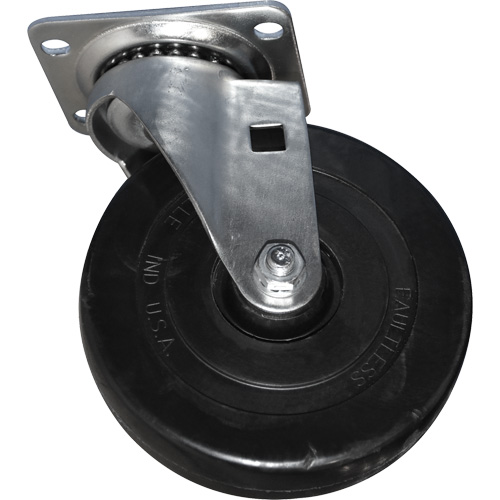 Roulette pivotante souple pour chariot caisson Action Paper