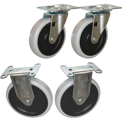 Flat Shelf Cart Caster Kit Action Paper