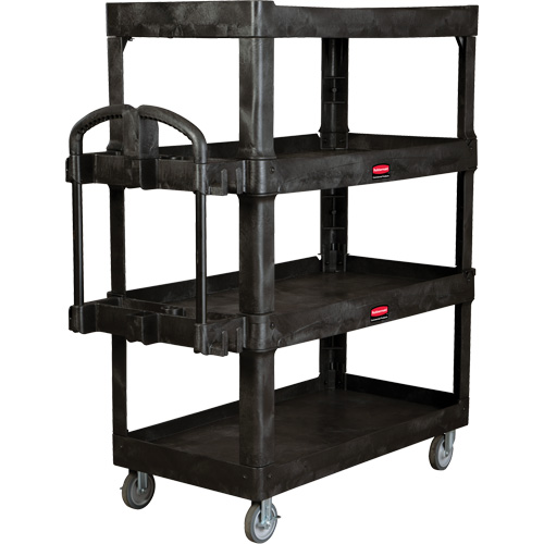 Heavy-Duty Ergo Utility Cart, 4 Tiers, 24-1/4" x 62-2/5" x 54-1/10", 700 lbs. Capacity Action Paper