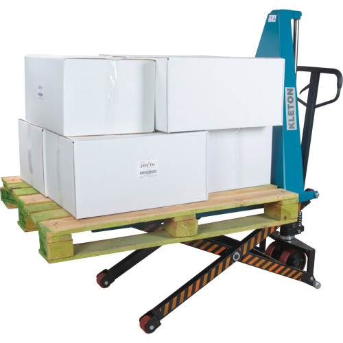 Manual Scissor Skid Lift, 45-1/4" L x 20-1/4" W, Steel, 3300 lbs. Capacity Action Paper