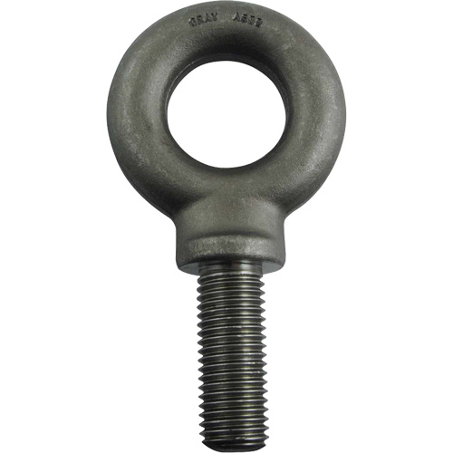 Alloy Steel Eye Bolt, 1-13/16"/3-9/16" Dia., 2-1/2" L, 11600 lbs. (5.8 tons)/11600 lbs. Capacity Action Paper