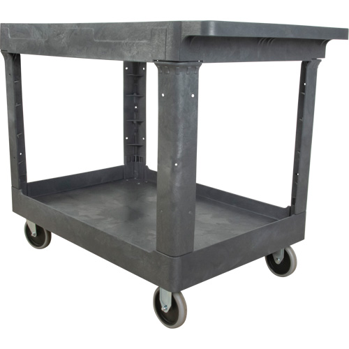 Chariot utilitaire pour l'entretien, 2 tiers, 24-5/8" x 32-1/2" x 40", Capacit&eacute; 550 lb Action Paper