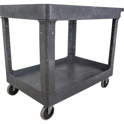 Chariot utilitaire pour l'entretien, 2 tiers, 24-5/8" x 32-1/2" x 40", Capacit&eacute; 550 lb Action Paper