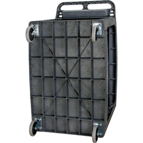 Chariot utilitaire pour l'entretien avec tablette plate, 2 tiers, 25-1/4" x 32-1/4" x 44", Capacit&eacute; 550 lb Action Paper