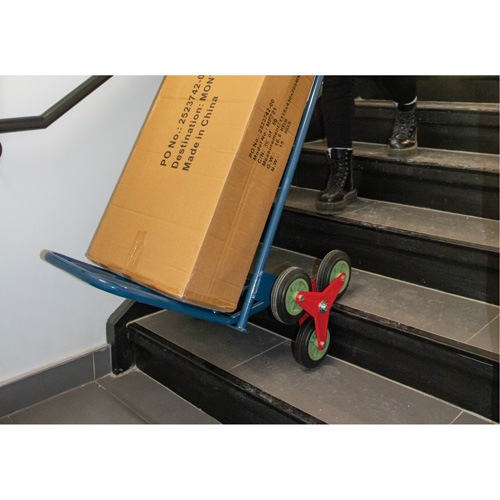 Stair Climbing Hand Truck, Steel Frame, 23-3/4" W x 45-5/8" H, 300 lbs. Capacity Action Paper