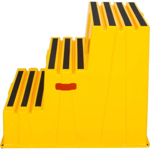 Escabeau industriel, 3 marches, 34-13/16" x 22-7/16" x Hauteur 28-1/2" Action Paper