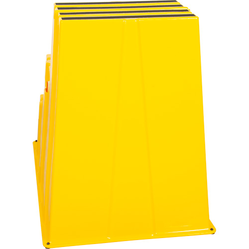 Escabeau industriel, 3 marches, 34-13/16" x 22-7/16" x Hauteur 28-1/2" Action Paper