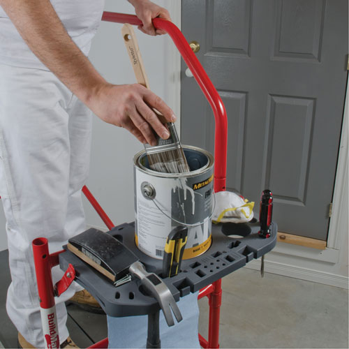 Buildman Portable Scaffold, 40-5/8" D x 4' H Action Paper