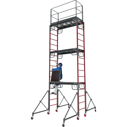 &eacute;chafaudage Baker Buildman pour cloison s&egrave;che, 31" p x 6' h Action Paper