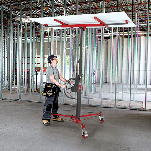 Buildman Drywall Panel Hoist Action Paper