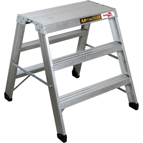 Portable Work-Stand Saw Horse, Aluminum Frame, 12-1/4" D x 36" H Action Paper