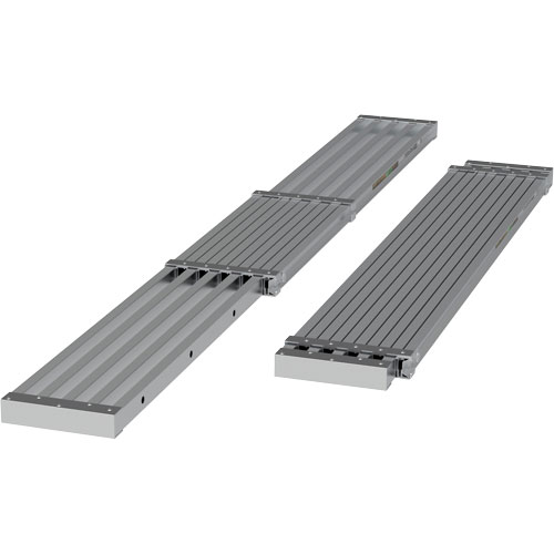 Planche de travail t&eacute;lescopique, 108" la x 12" pr, Capacit&eacute; de 250 lb, D&eacute;mont&eacute; Action Paper