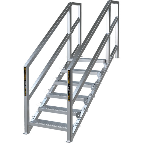 Syst&egrave;me d'escalier modulaire pour la construction de 6-10 marches SmartStairs, 75" ha Action Paper