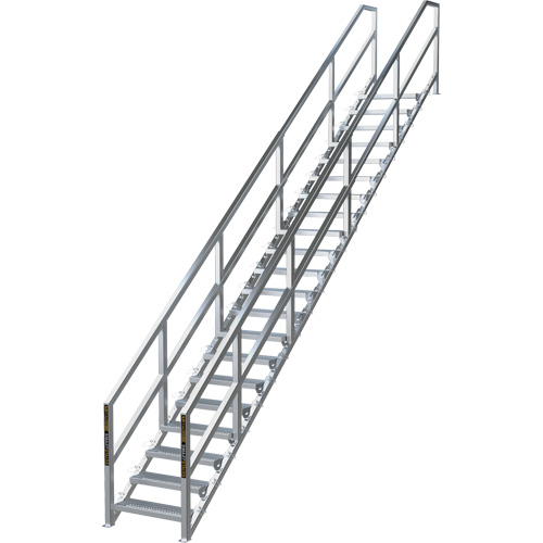 Syst&egrave;me d'escalier modulaire pour la construction de 17-21 marches SmartStairs, 157-1/2" ha Action Paper