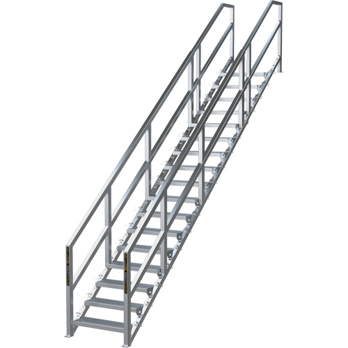 Syst&egrave;me d'escalier modulaire pour la construction de 17-21 marches SmartStairs, 157-1/2" ha Action Paper