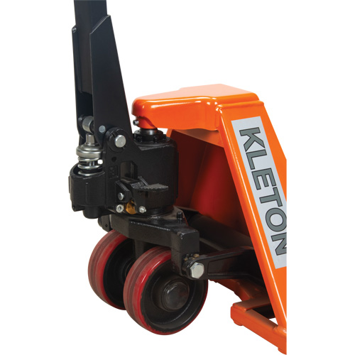 Low Profile Hydraulic Pallet Trucks, 48" L x 20.5" W, 3300 lbs. Cap. Action Paper