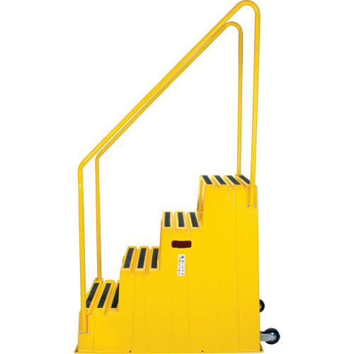 Industrial Step Stool, 4 Steps, 44" x 22-1/4" x 65-1/8" High Action Paper