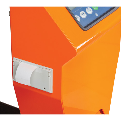 Digital Scale Pallet Truck, 44.5" L x 27.75" W, 4400 lbs. Cap. Action Paper