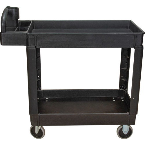 Utility Cart, 2 Tiers, 17-1/8" x 33-1/2" x 37-5/8", 550 lbs. Capacity Action Paper