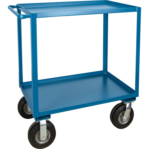 Outdoor Shelf Cart, 2 Tiers, 18" W x 39" H x 33" D, 1200 lbs. Capacity Action Paper