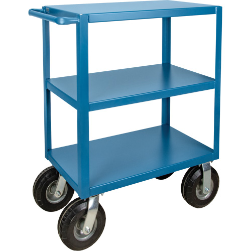 Outdoor Shelf Cart, 3 Tiers, 24" W x 39" H x 39" D, 1200 lbs. Capacity Action Paper