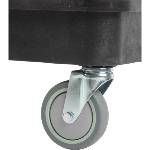 Utility Cart with Deep Lip Shelf, 3 Tiers, 19" x 39-1/2" x 28-1/4", 330 lbs. Capacity Action Paper