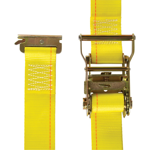 Tendeur d'arrimage logistique, Rochet, 2" la x 12' lo, Charge d'utilisation 1000 lb (454 kg) Action Paper