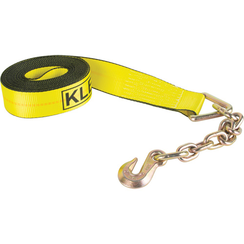 Logistic Strap, Chain Anchor, 3" W x 30' L, 5400 lbs. (2449 kg) Working Load Limit Action Paper