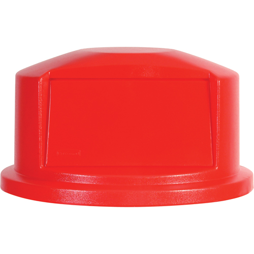 Round Brute&reg; Tops, Dome Lid, Plastic/Polyethylene, Fits Container Size: 22" Dia. Action Paper