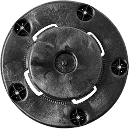 Chariot &agrave; visser Brute, Poly&eacute;thyl&egrave;ne, Noir, Convient aux contenants 20 - 55 US gal. Action Paper