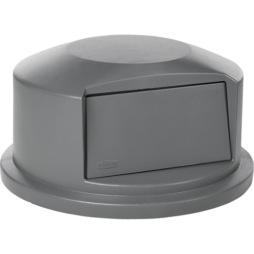 Round Brute&reg; Tops, Dome Lid, Plastic/Polyethylene, Fits Container Size: 24" Dia. Action Paper