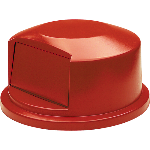 Round Brute&reg; Tops, Dome Lid, Plastic/Polyethylene, Fits Container Size: 24" Dia. Action Paper