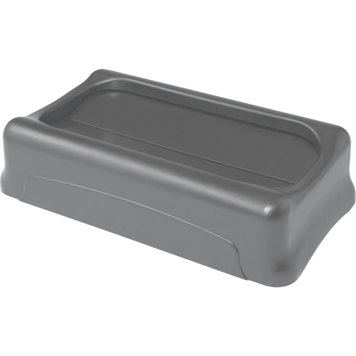 Slim Jim&reg; Top, Swing Lid, Plastic, Fits Container Size: 22" x 11" Action Paper