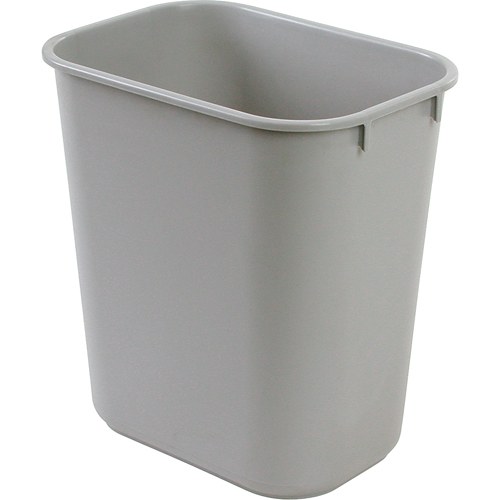 Soft Wastebasket, 28 Quarts, Plastic Action Paper