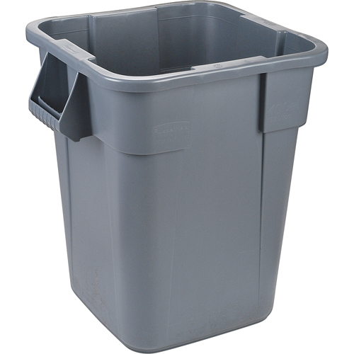 Square Brute&reg; Containers, Polyethylene, 40 US gal. Action Paper